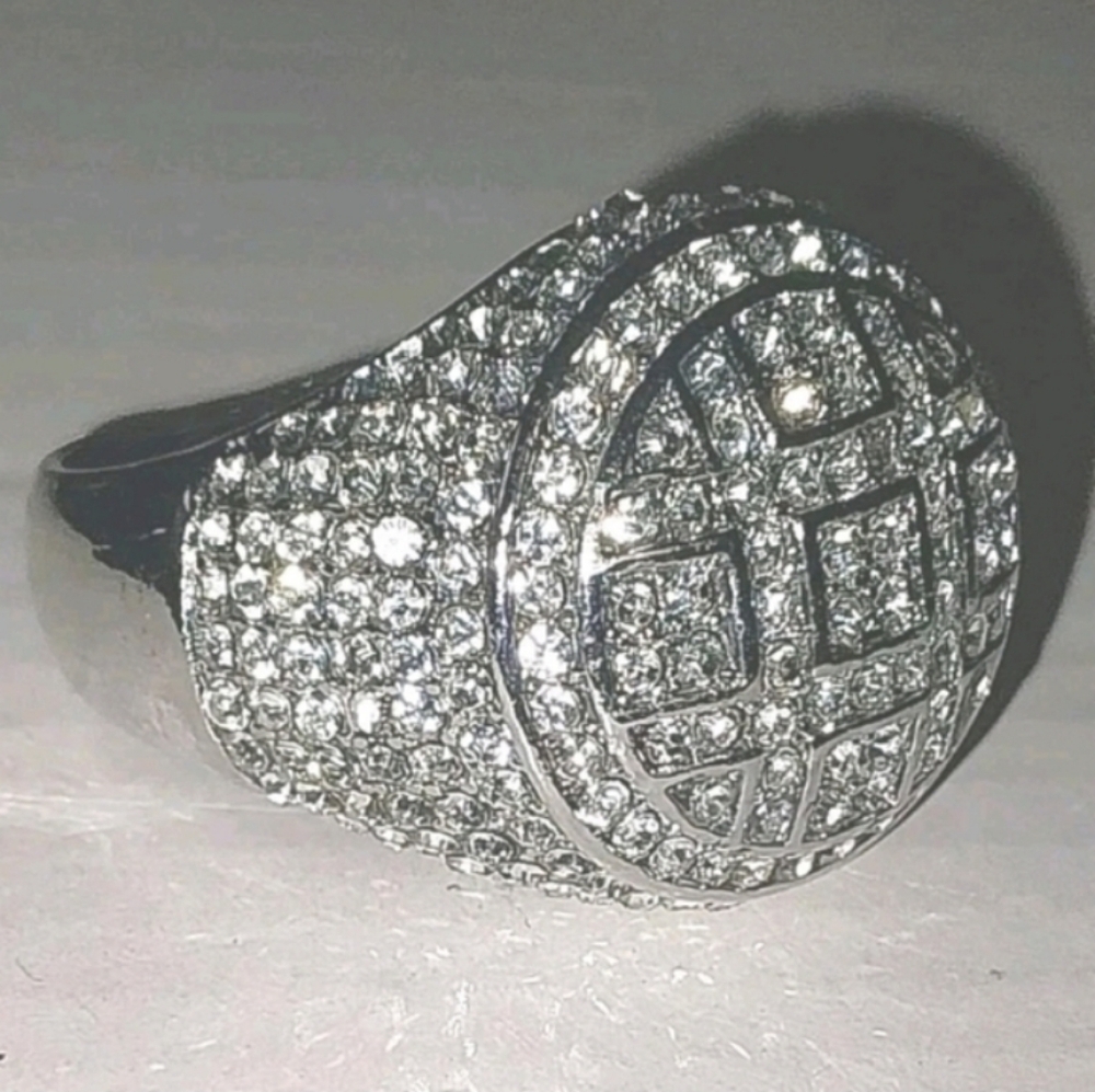 Mens Statement Ring Sz 11